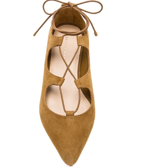 Loeffler Randall Ambra Leather Pointed Toe Flats - Picture 6 of 10